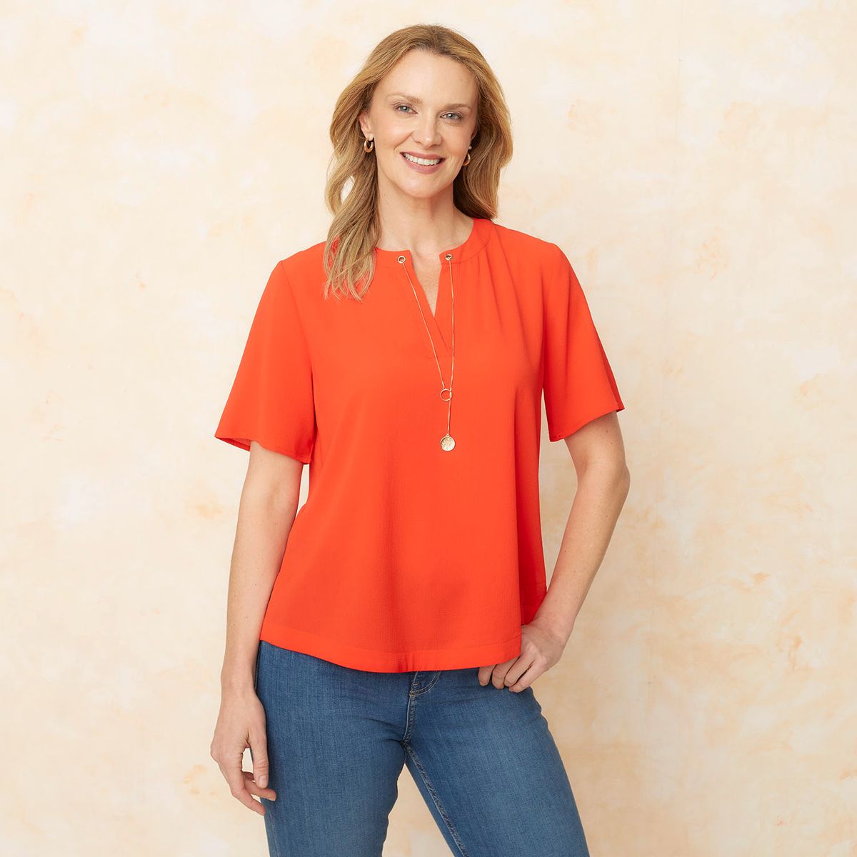 S COCCI - Blusa con Collar Mujer S. Cocci