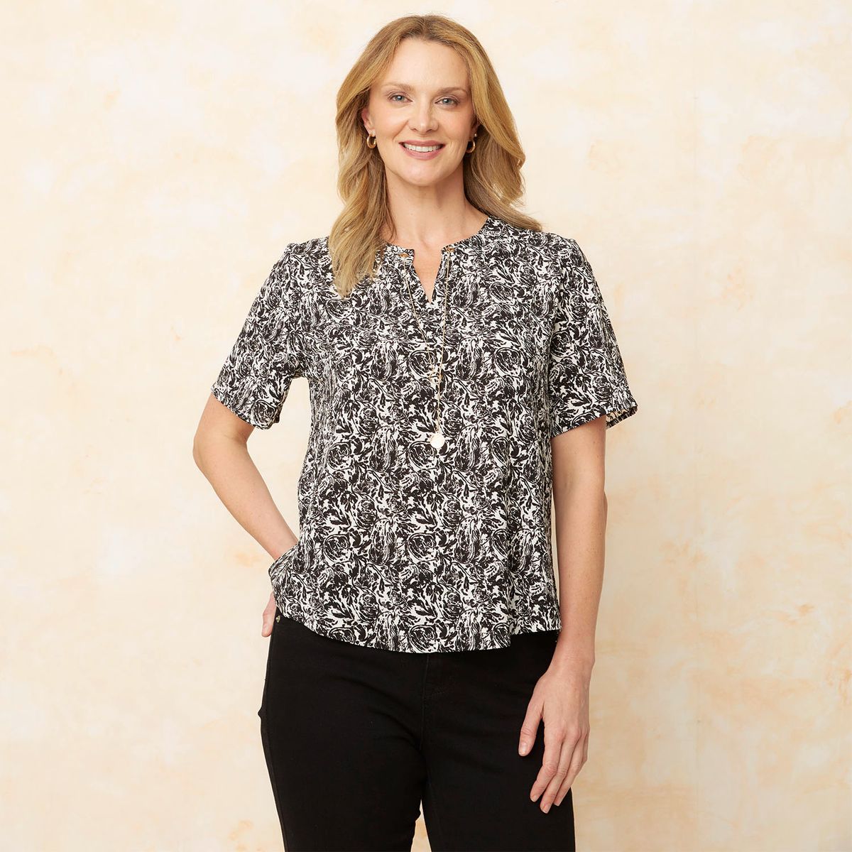 S COCCI - Blusa con Collar Mujer S. Cocci