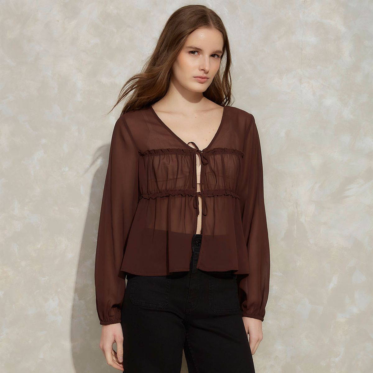 SYBILLA - Blusa Manga Larga Mujer Sybilla