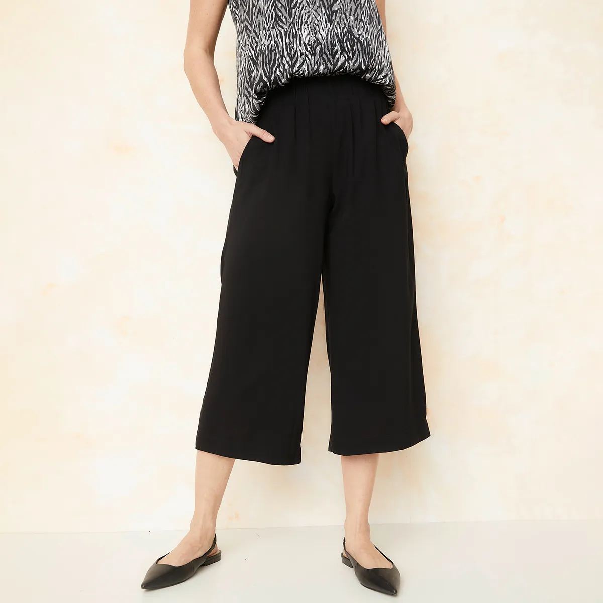 S COCCI - Pantalón Básico Tiro Alto Mujer S.Cocci