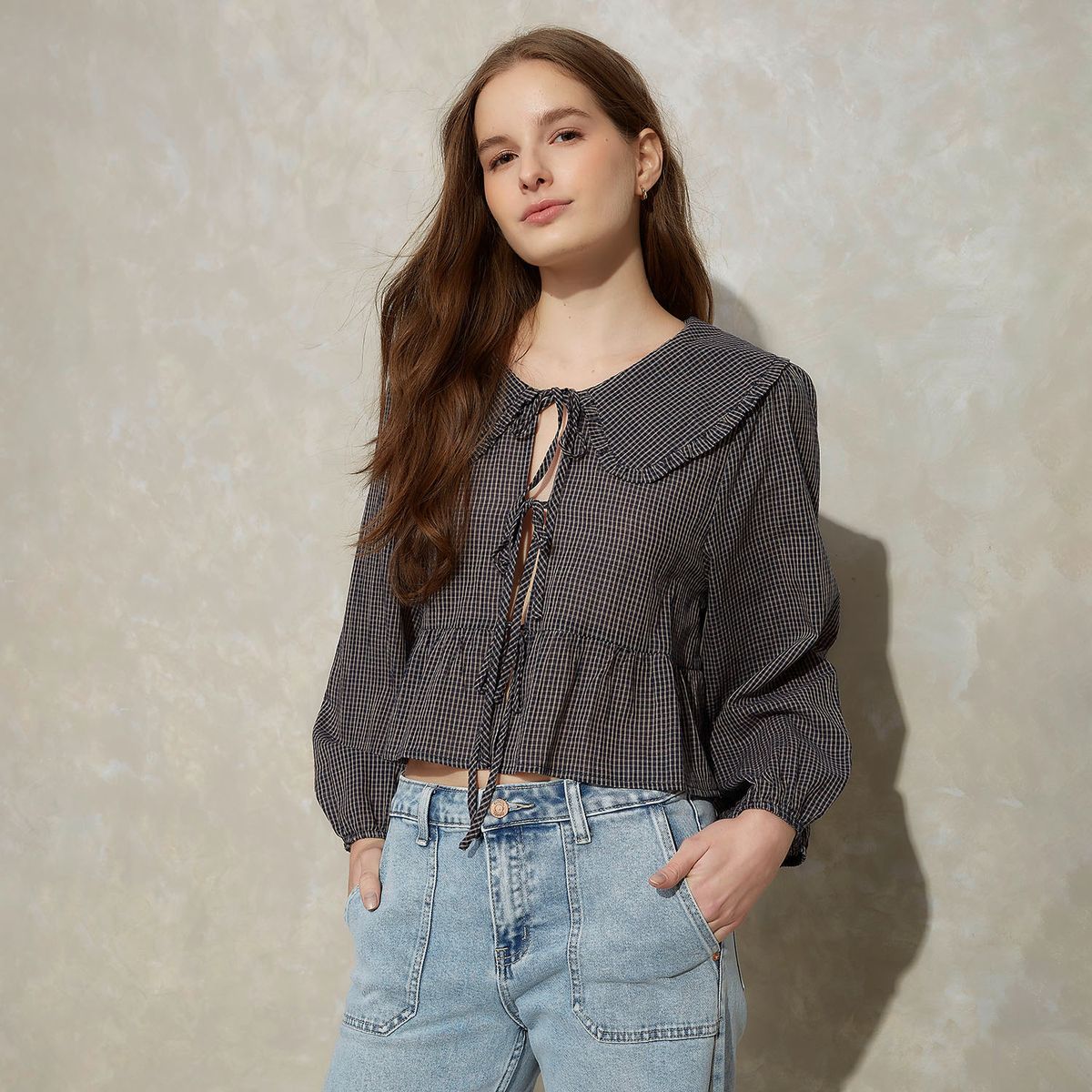 SYBILLA - Blusas Manga 3/4 Algodón Mujer Sybilla