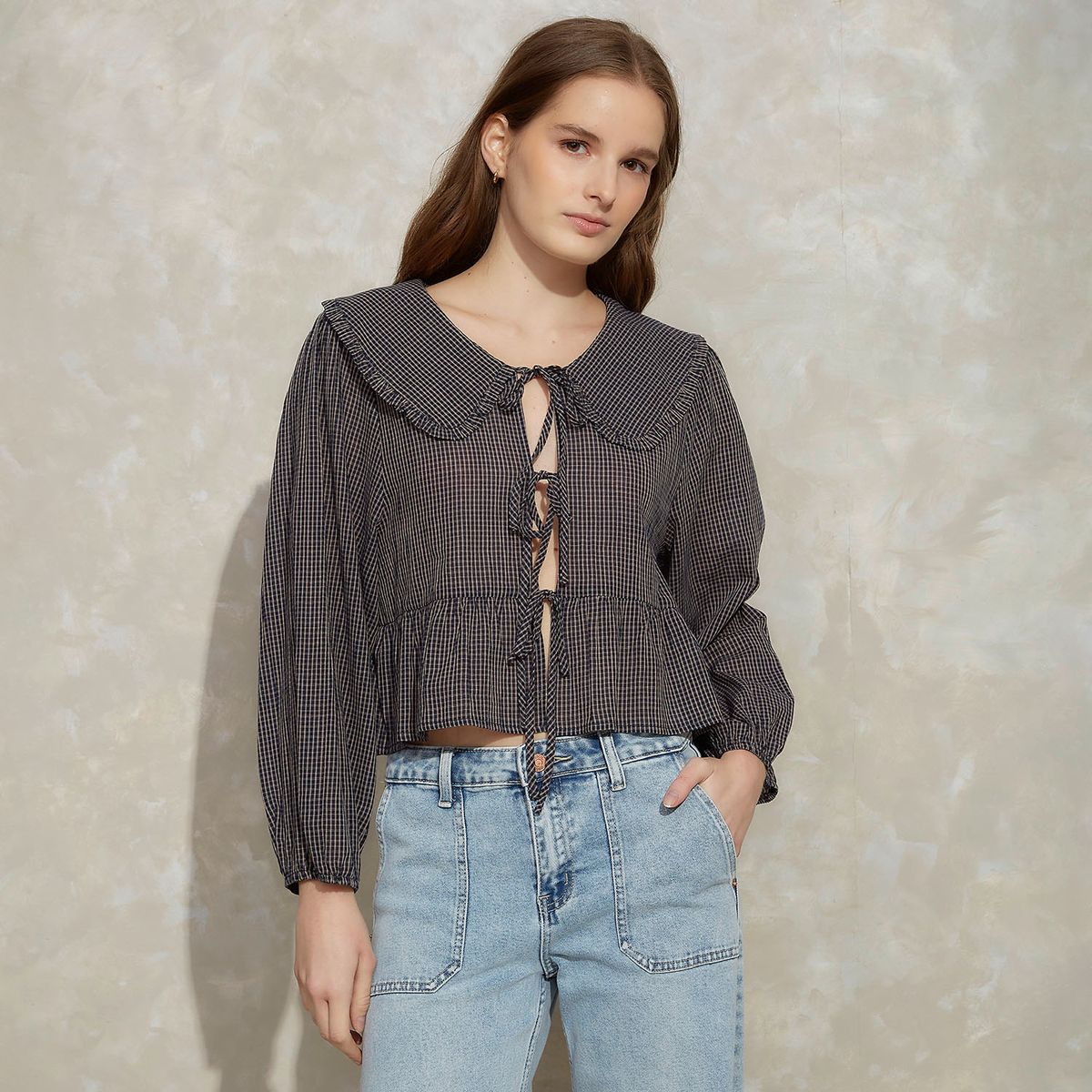 SYBILLA - Blusas Manga 3/4 Algodón Mujer Sybilla