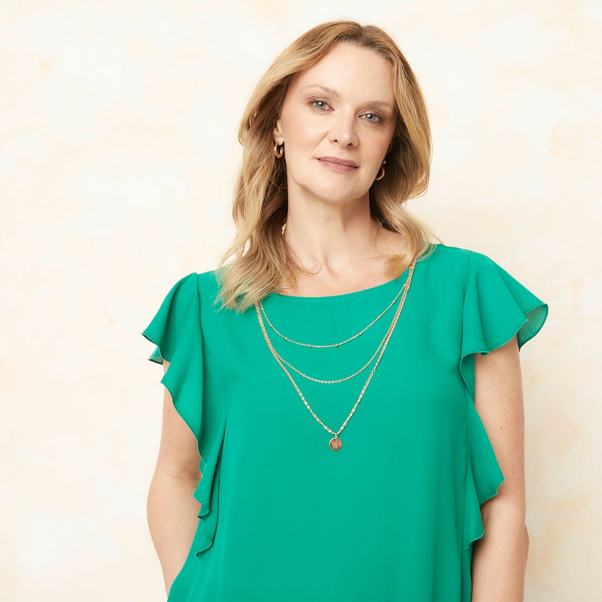 S COCCI - Blusa con Collar Mujer S. Cocci