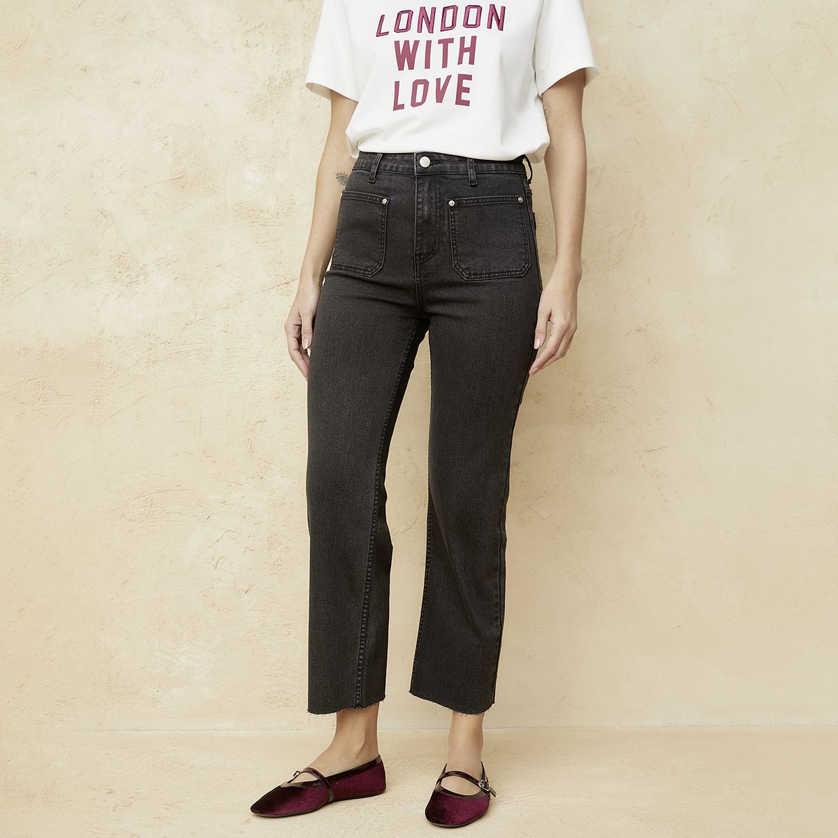 BASEMENT - Jeans Boot Cut Mujer Basement