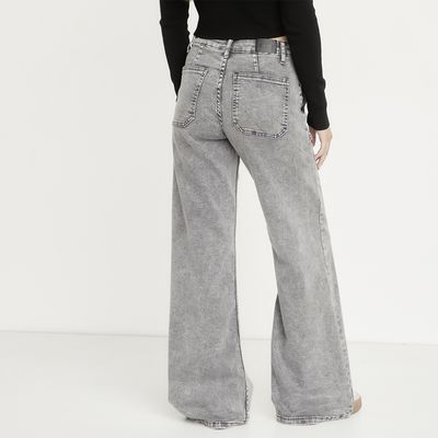 Imagen 2 del producto Pantalón Wide Leg Tiro Medio Mujer