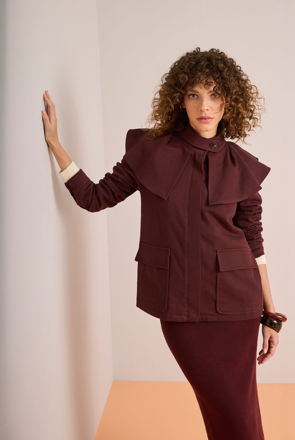BASEMENT - Chaqueta Mujer Fran Larrain