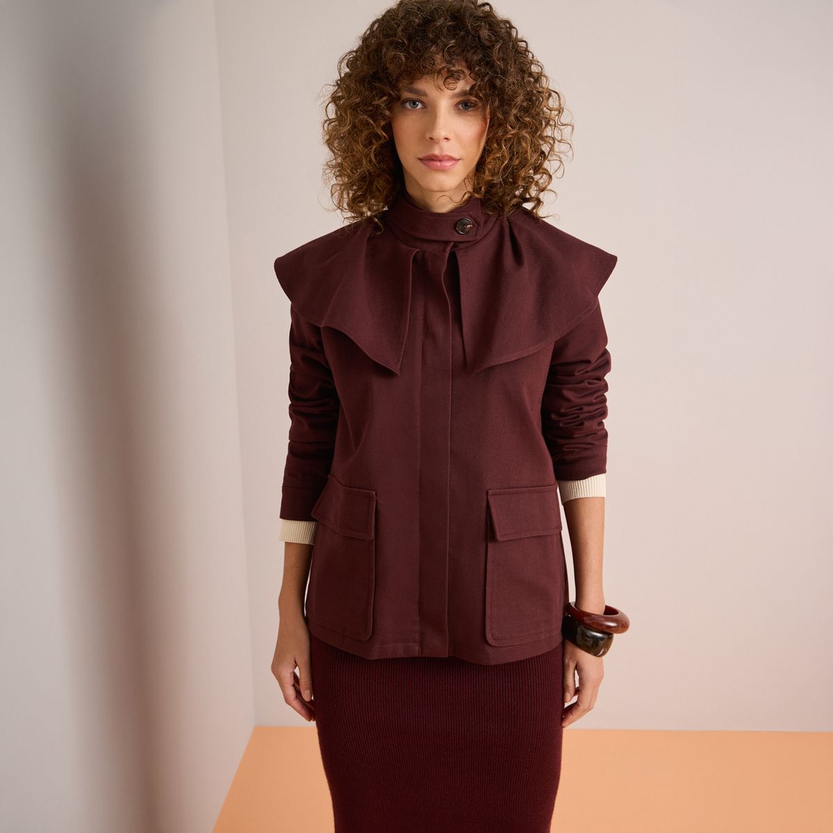 BASEMENT - Chaqueta Mujer Fran Larrain