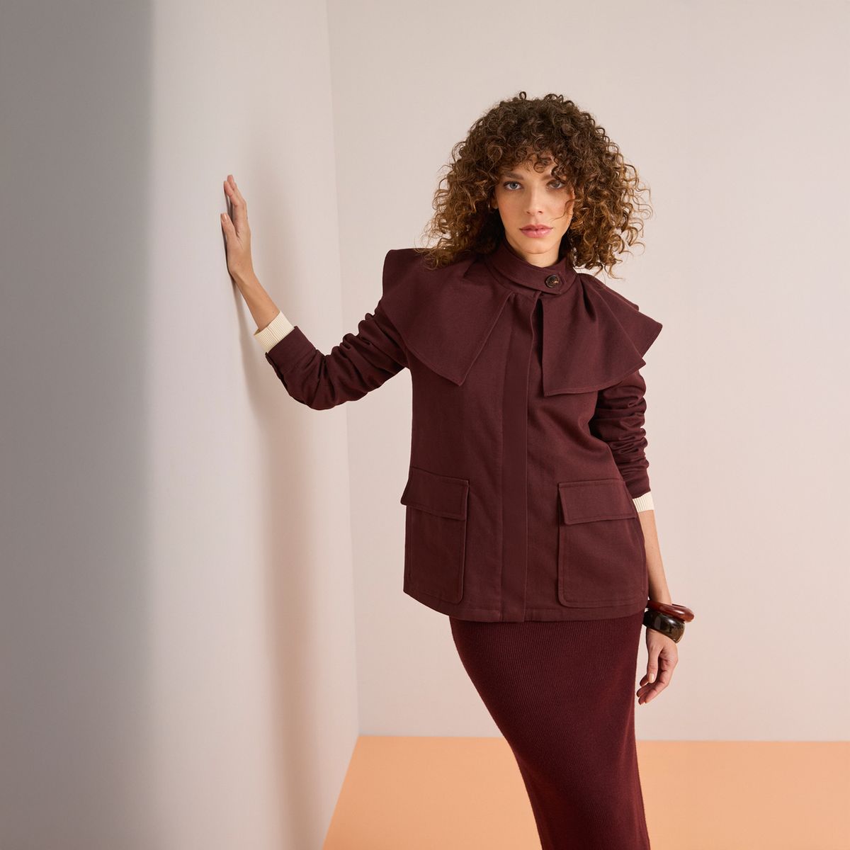 BASEMENT - Chaqueta Mujer Fran Larrain