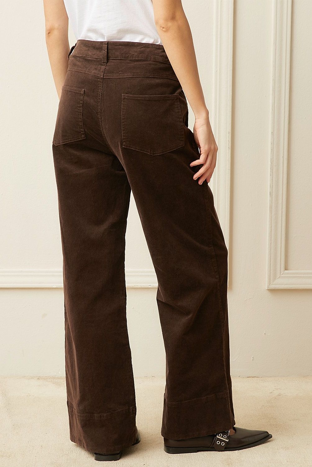 BASEMENT - Pantalón Flare Tiro Medio Mujer Basement