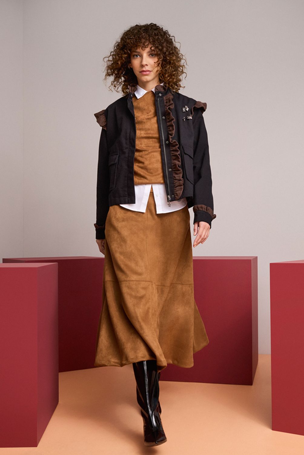 BASEMENT - Chaqueta Mujer Fran Larrain