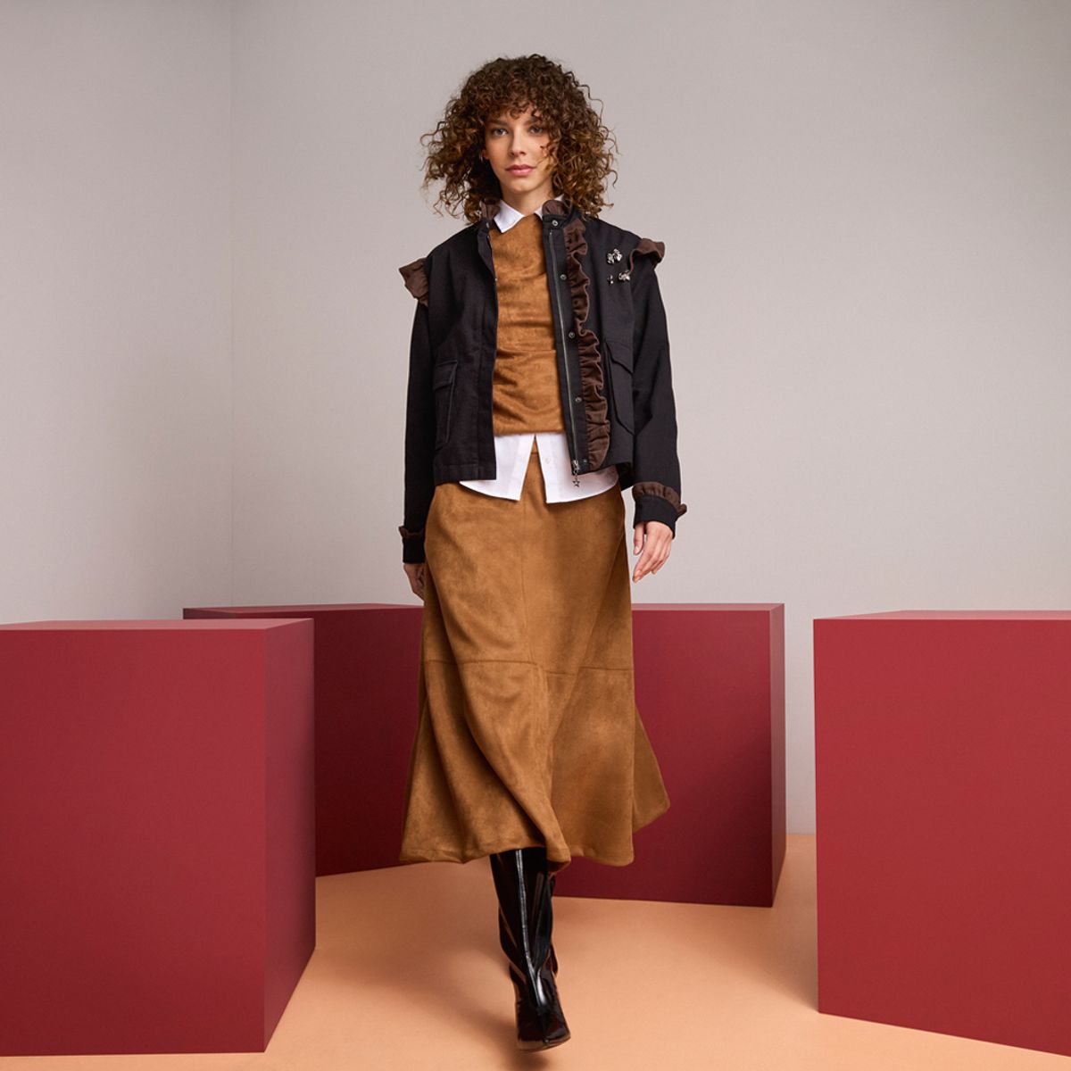 BASEMENT - Chaqueta Mujer Fran Larrain