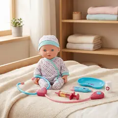 KIDS N PLAY - Muñeca Con Accesorios De Doctor