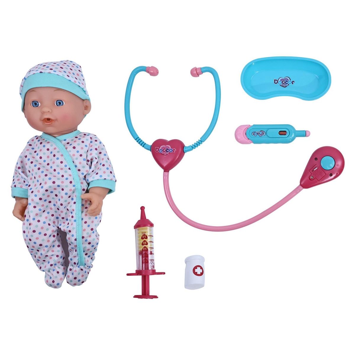 KIDS N PLAY - Muñeca Con Accesorios De Doctor  Kids N Play