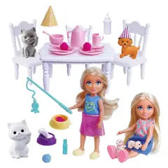 KIDS N PLAY - Play Set Mini Muñeca Pet Party