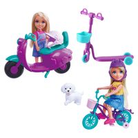 Playset Muñeca Moto Bici