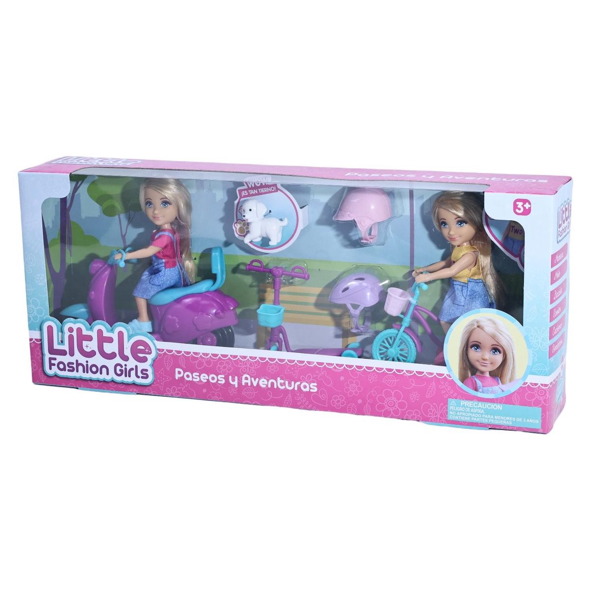 KIDS N PLAY - Playset Muñeca Moto Bici Kids N Play