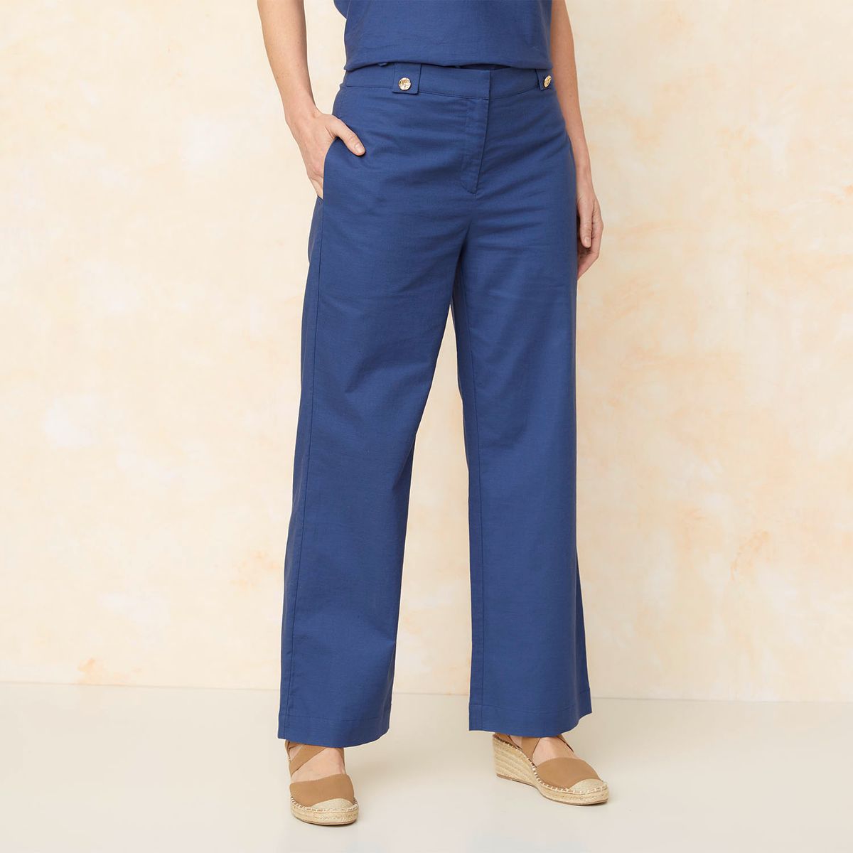 S COCCI - Pantalón Recto Tiro Alto Mujer S.Cocci