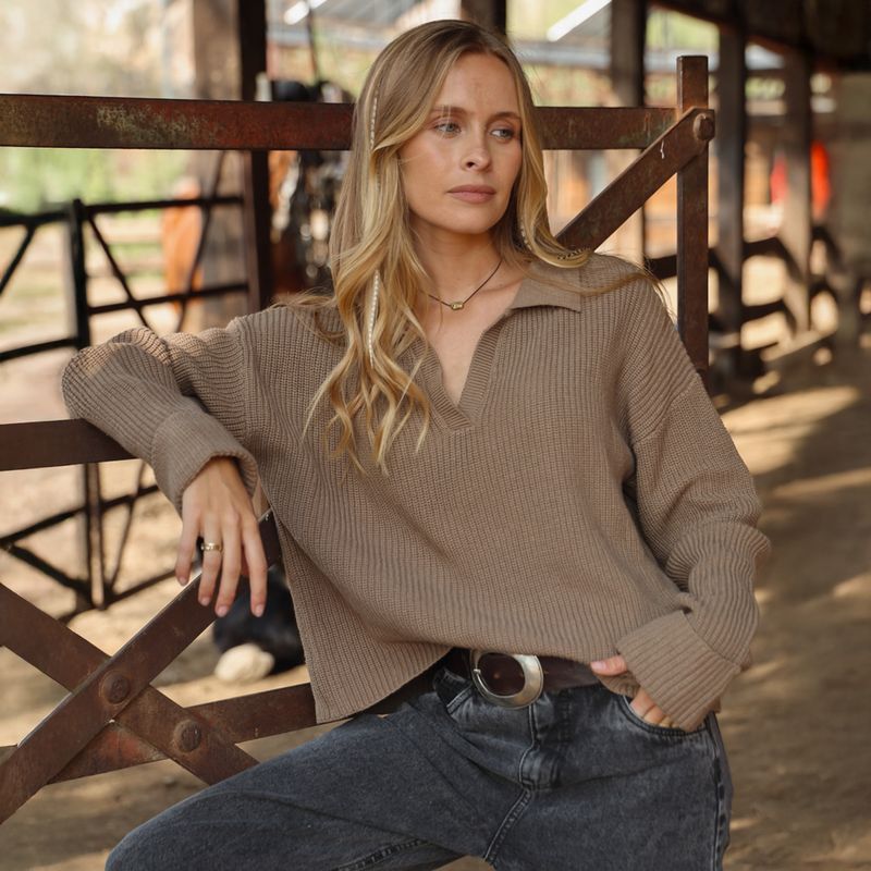 BASEMENT - Sweater Mujer Paula Mekis