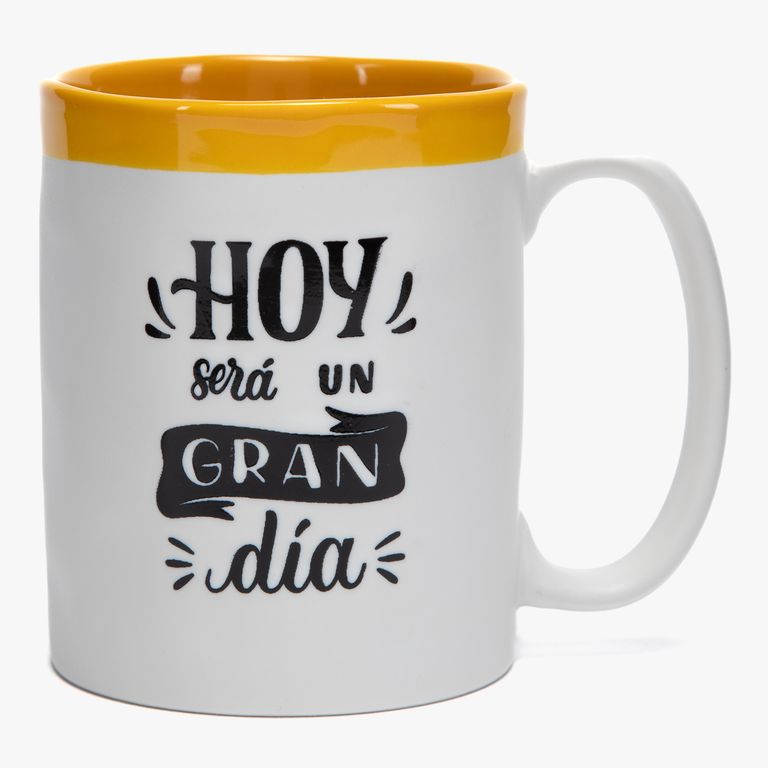 Mug Frases Xxx 460Ml Amarillo