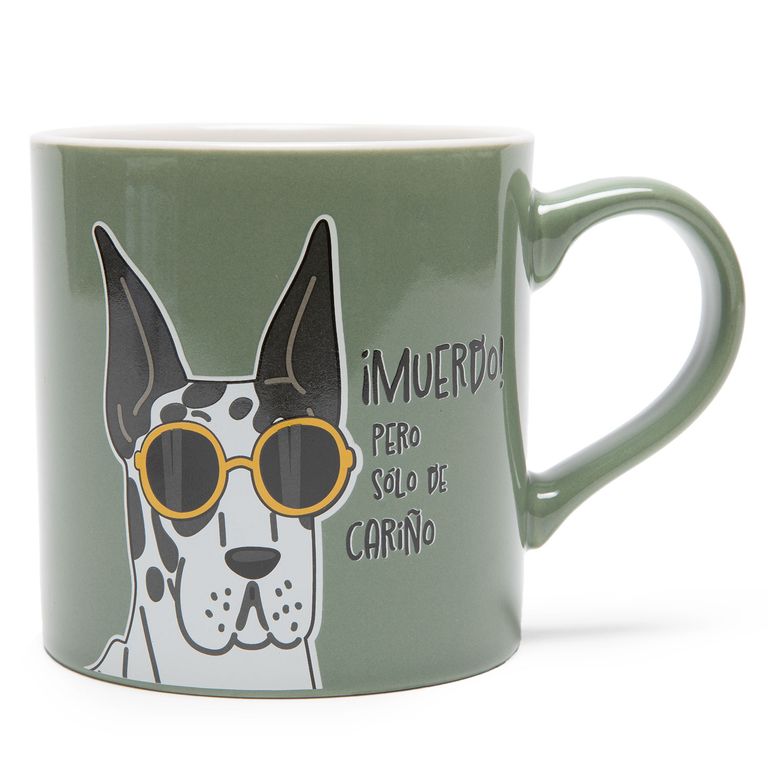 Mug 635 Ml Mascotas Verde Taza