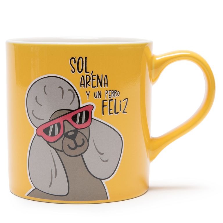 Mug 635 Ml Mascotas Amarillo Taza