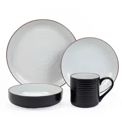 BASEMENT - Juego de Vajilla 24 Piezas Candela Home
