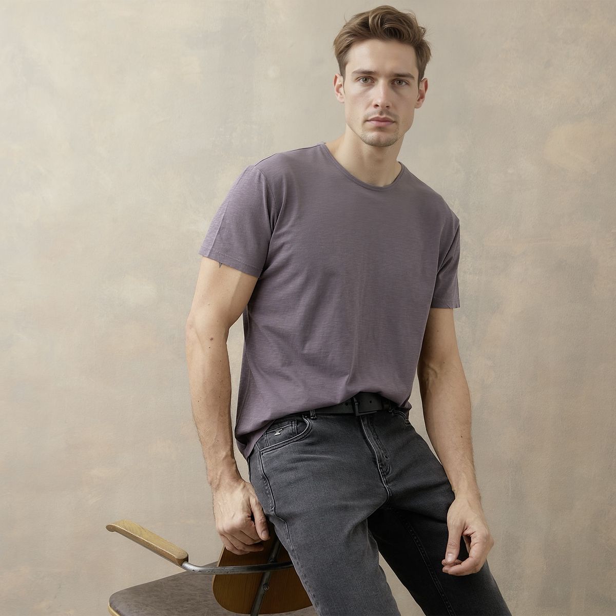 WOLF&HANK - Polera Manga Corta Hombre Wolf&Hank