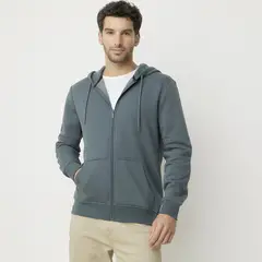 NEWPORT - Polerón con Cremallera y Gorro Algodón Hombre