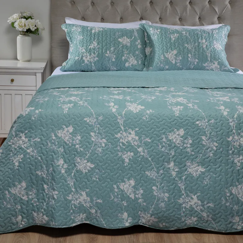 TEXTIL VIÑA - Cubrecama Viña Ronit Azul Textil Viña