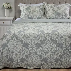 TEXTIL VIÑA - Cubrecama Vina Tere Gris 2 Plazas