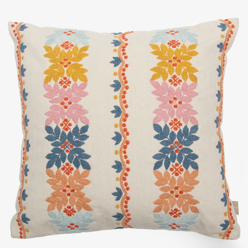 ROBERTA ALLEN - Cojín Folk Half 2 Plazas Basement Home