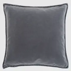 BASEMENT HOME - Cojín Wash Velvet Cha Gris 48X48Cm
