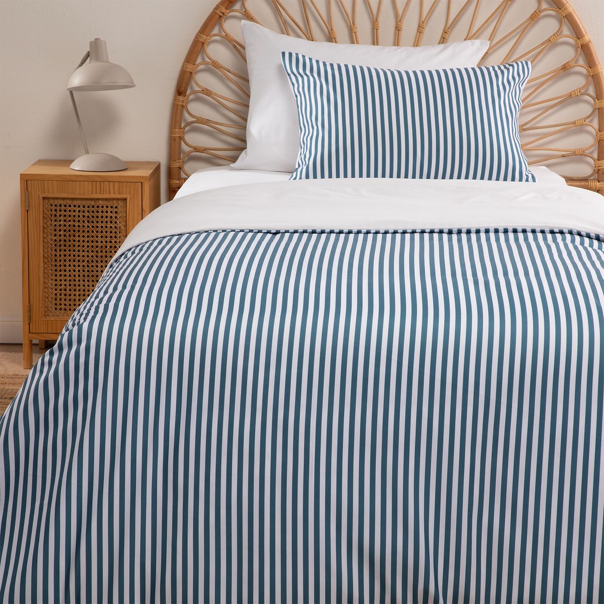 MICA KIDS - Funda Plumón Wash Line Azul 1.5 Plaza Mica Kids