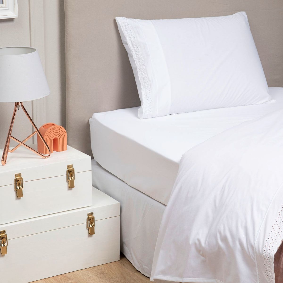 MICA KIDS - Juego De Sábanas Broderie Mica Kids