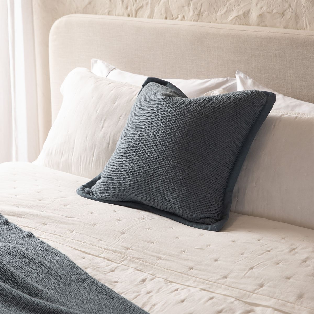 CASA CANTABRIA - Cojín Waffle 50X50 Cm Casa Cantabria