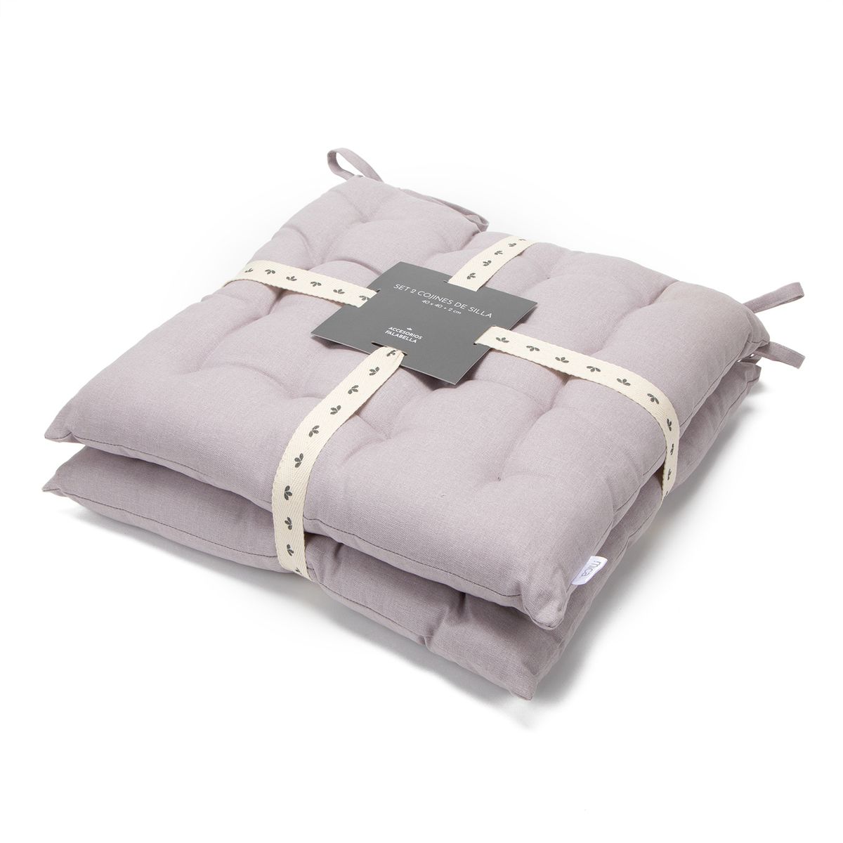 MICA - Set de 2 Cojines Silla 40x40 Cm  Mica