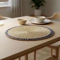 Individual Seagrass 35 cm Rim Azul