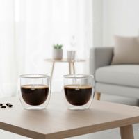 Set 2 Mug Café 110 ml Doble Pared