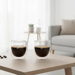 BENETTON - Set 2 Mug Café 110 ml Doble Pared