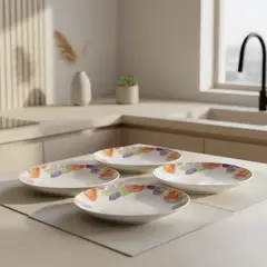 MICA - Set 4 Platos Color Play 19 Cm