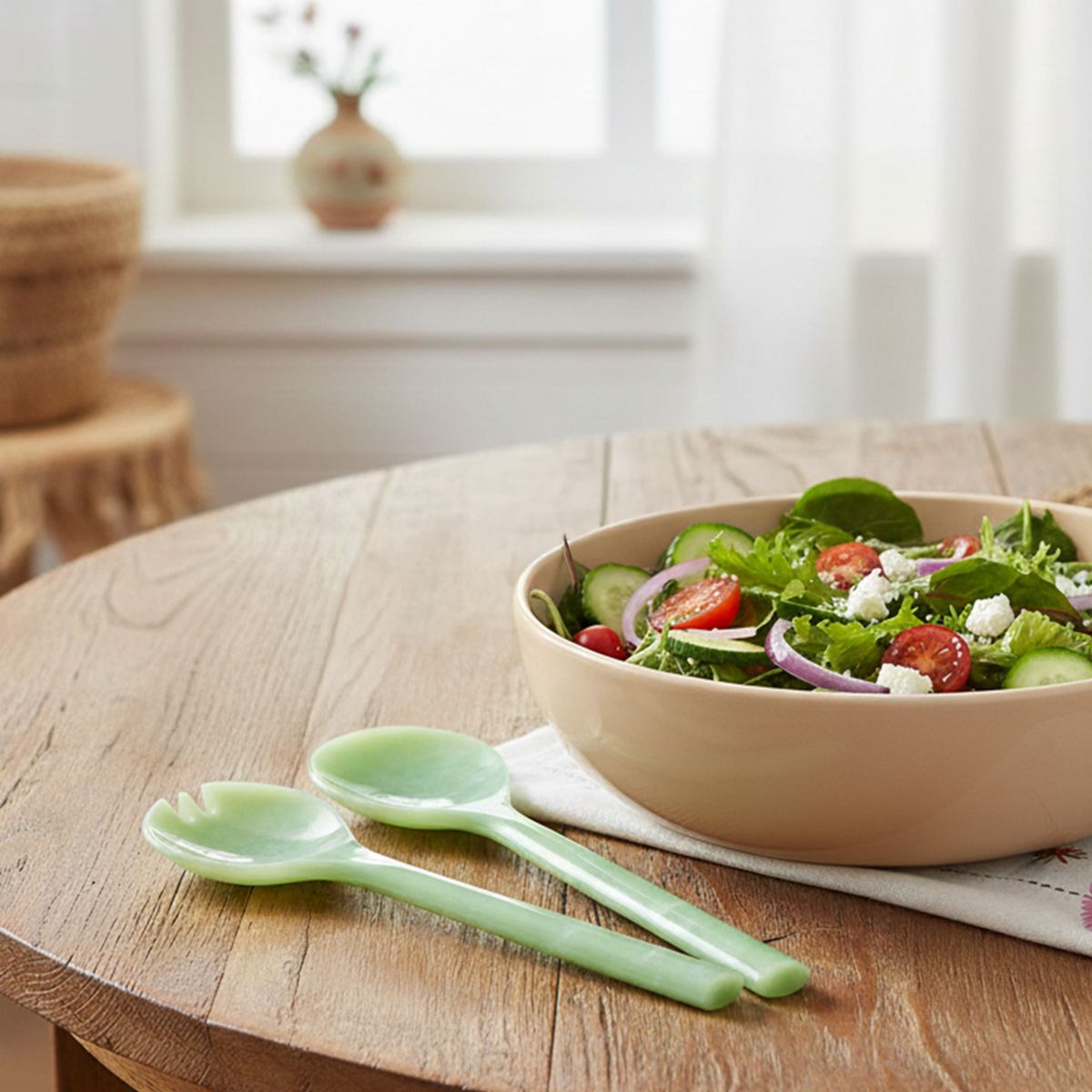 ROBERTA ALLEN - Set 2 Piezas Cubiertos Servir Flori Naif Gipsy Roberta Allen