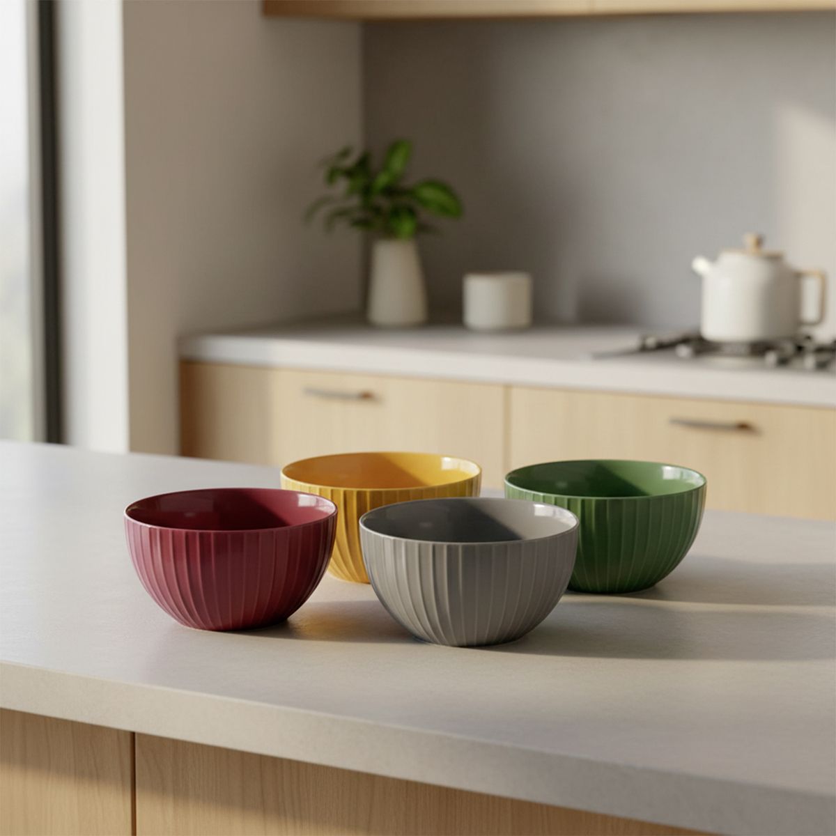 MICA - Set 4 Mini Bowls 13x7 cm Color Play Mica