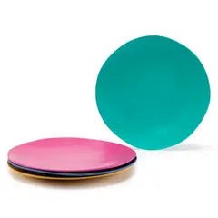 BENETTON - Set 4 Platos Summer 27 CM