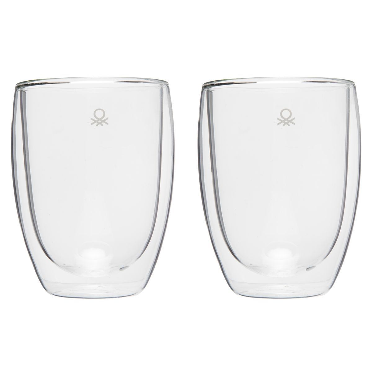 BENETTON - Set 2 Mug Doble Pared 350 ml Benetton