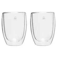 BENETTON - Set 2 Mug Doble Pared 350 ml
