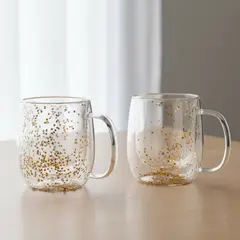 ROBERTA ALLEN - Set 2 Mug Doble Pared 350 ml Borosilicato Navidad
