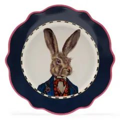ROBERTA ALLEN - Plato Postre 21 cm Conejo Market Bloom