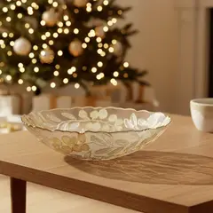 ROBERTA ALLEN - Ensaladera 33 cm Eucalipto Dorado