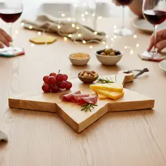 BASEMENT HOME - Tabla Aperitivo Estrella Madera Acacia