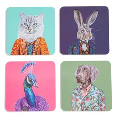 ROBERTA ALLEN - Set 4 Posavasos 10 cm Market Bloom